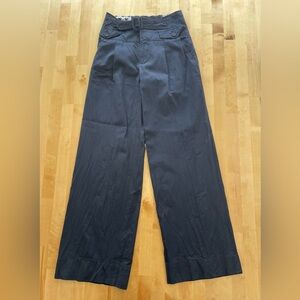 Leifsdottir Navy Wide-Leg Pants